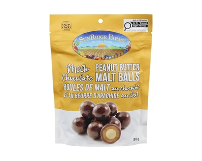 SunRidge Farms Milk Chocolate Peanut Butter Malt Balls - 198.0 G
