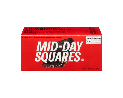 Midday Squares Functional Chocolate Bar Almond Crunch (Case) - 33.0 G