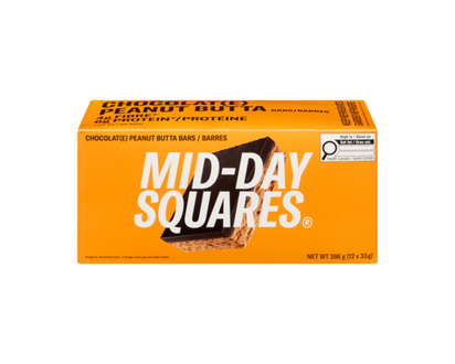 Midday Squares Functional Chocolate Bar Peanut Butta (Case) - 33.0 G