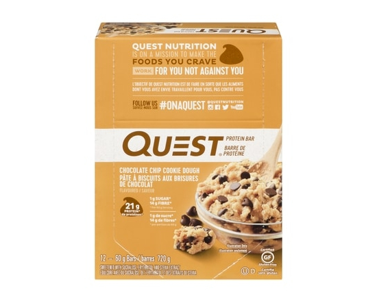 Barre Protéinée Biscuits aux Brisures de Chocolat Saveur - 60.0 G
