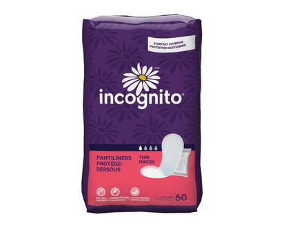 Protège-dessous Incognito minces, longueur régulière - 60 CHA