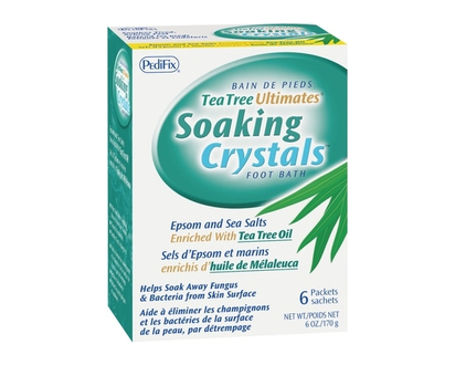 Pedfix Tea Tree Ultimate Soaking Crystals Bain de Pieds - 6 PQT
