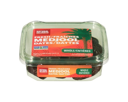 Fresh Medjool Dates Whole, Organic - 340.0 G