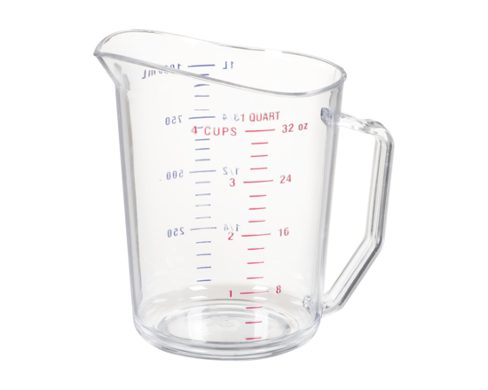 Clear 1QT Measuring Cup - 1.0 EA