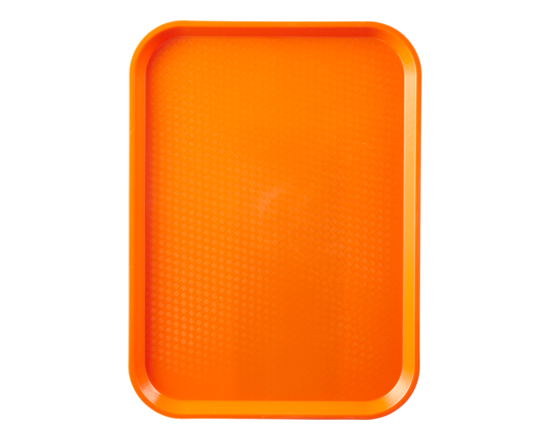 Fast Food Tray, 12x16 Orange - 1.0 EA