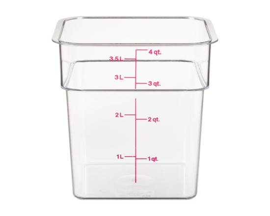 Contenant carré pour aliments Camwear 5,7 L - 1.0 EA