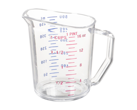 1PT Clear Measuring Cup - 1.0 EA