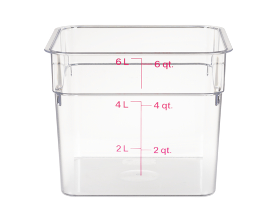 6QT Square Food Storage Container - 1.0 EA
