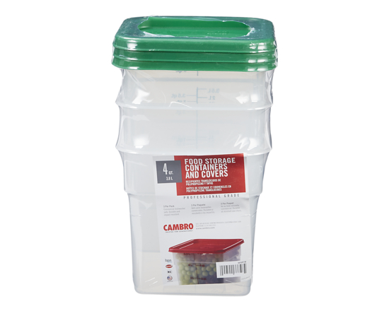 Boîte avec couvercle transparent 3,75 L - 1.0 EA