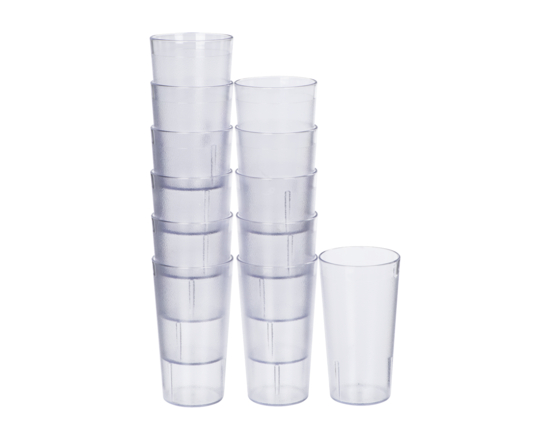 16oz Clear Tumbler Cup - 1.0 EA