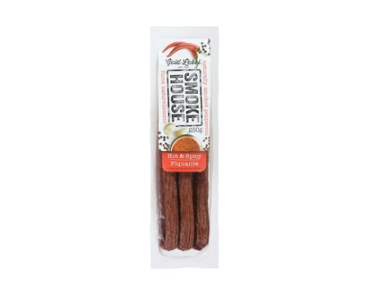 Gold Label Smoke House Naturally Smoked Pepperoni Hot & Spicy - 225.0 G