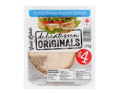 Gold Label Delicatessen Originals Turkey Breast - 175.0 G
