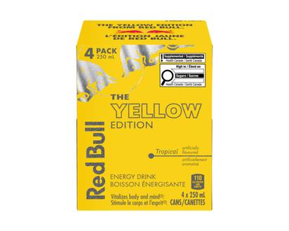 Red Bull Energy Drink Tropical - 4 PK