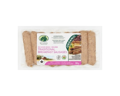 Mclean Traditional Breakfast Sausages - 250.0 G