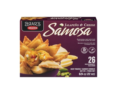 Brar's Samosa Jalapeà±o & Cheese - 624.0 G