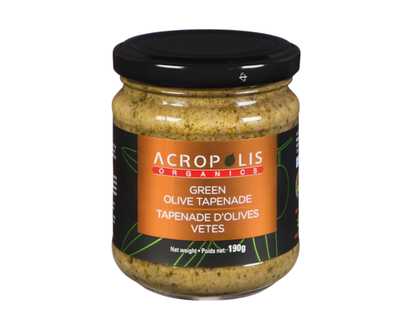 Acropolis Organics Green Olive Tapenade - 190.0 G