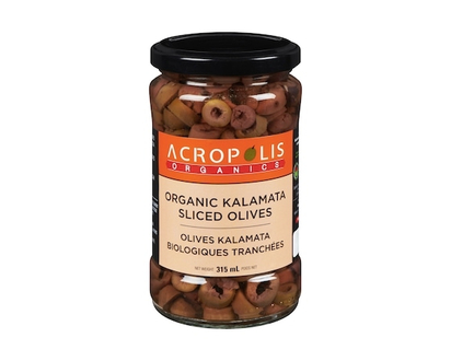 Acropolis Organics Organic Kalamata Sliced Olives - 315.0 ML