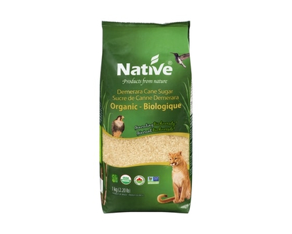 Native Demerara Organic Brown Cane Sugar - 1.0 KG