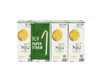 Kiju Organic Lemonade Fruit Juice Boxes - 200.0 ML
