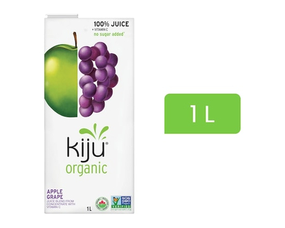 Kiju Organic Apple Grape Fruit Juice Blend - 1.0 L