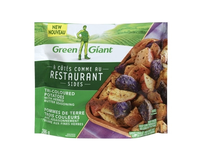 Green Giant Restaurant Sides Tri-Coloured Potatoes With Herbed Butter Seasoning - 396.0 G