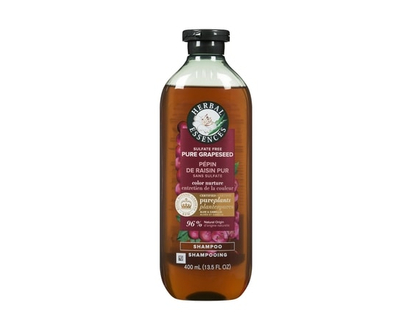 Herbal Essences Pure Grapeseed Colour Nurture Sulfate Free Shampoo, Hair Protection and Colour Nourishment, with Certified Camellia Oil and Aloe Vera,