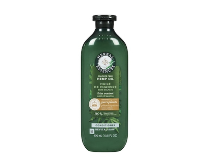 Herbal Essences Hemp Oil Sulfate Free Conditioner, Frizz Control, with Certified Camellia Oil and Aloe Vera, For All Hair Types, Especially Frizzy Hai