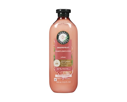 Herbal Essences Grapefruit Volumizing Conditioner, with Certified Camellia Oil and Aloe Vera, For All Hair Types, Especially Fine Hair - 400.0 ML