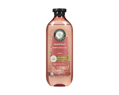 Herbal Essences Grapefruit Volumizing Shampoo, with Certified Camellia Oil and Aloe Vera, For All Hair Types, Especially Fine Hair - 400.0 ML