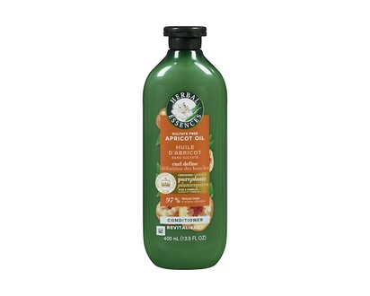 Apricot Oil Sulfate Free Conditioner, Defines Curls, 400 mL, with Certified Camellia Oil and Aloe Ve - 400.0 ML