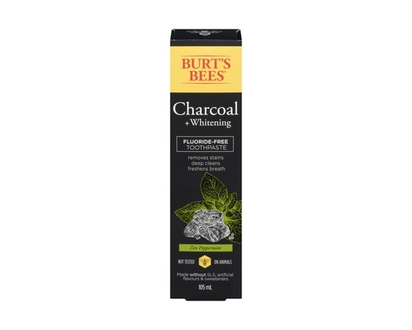 Burt's Bees Toothpaste, Fluoride Free, Charcoal, Zen Peppermint, 105 Ml - 105.0 ML