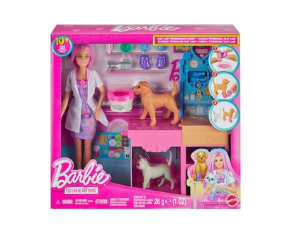 Barbie Fast Cast Veterinarian Clinic Doll and Accessories - 1.0 EA