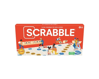 Hasbro Scrabble Board Game, The Classic Crossword Game, French Version - 1.0 EA
