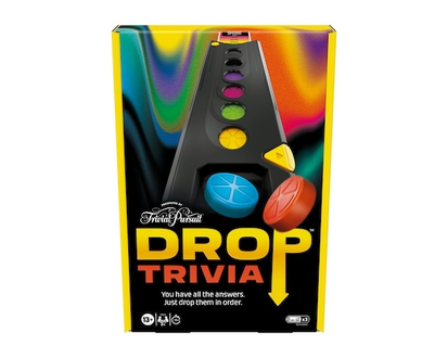 Hasbro Drop Trivia Game, Electronic Party Board Game from Trivial Pursuit - 1.0 EA