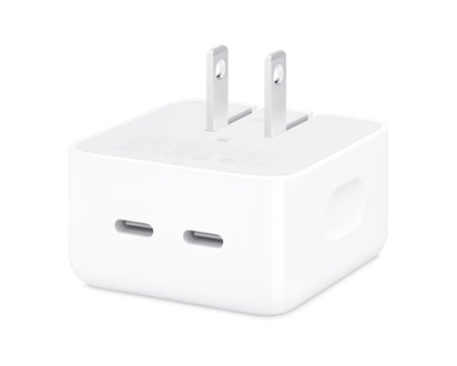 Apple 35W Dual USB-C Port Compact Power Adapter - 1 EA