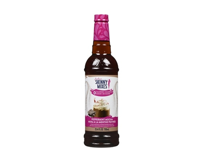 Sirop au moka à la menthe poivrée aromatisé naturellement et artificiellement - 750.0 ML
