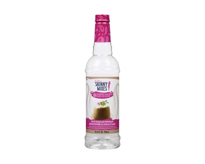 Sirop chocolat blanc et menthe poivrée aromatisé naturellement et artificiellement - 750.0 ML
