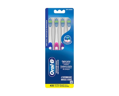 Oral B Indicator Colour Collection Toothbrush, Soft, 4 Count - 4.0 EA