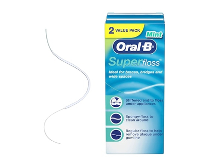 Oral-B Super Floss 50 Fils Paquet Double - 50.0 EA