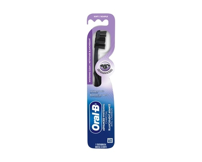 Oral-B Brosse à dents manuelle 3D White avec cure-dents, charbon - 1.0 EA