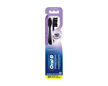 Oral-B Brosse à dents manuelle 3D White, charbon - 2.0 EA