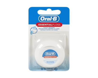 Oral-B Soie dentaire EssentialFloss Protection contre la carie, 50 m - 50.0 ML