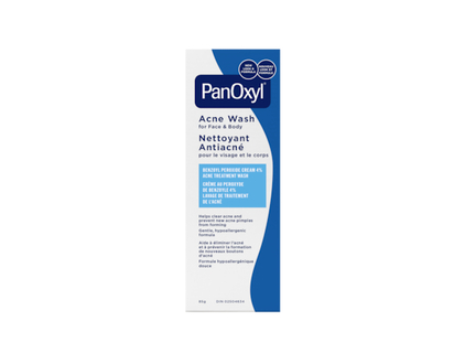 PanOxyl Acne Wash Benzoyl Peroxide Cream 4% - 85.0 G