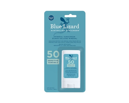 Blue Lizard Sensitive Sunscreen Stick - SPF 50 - 14 G