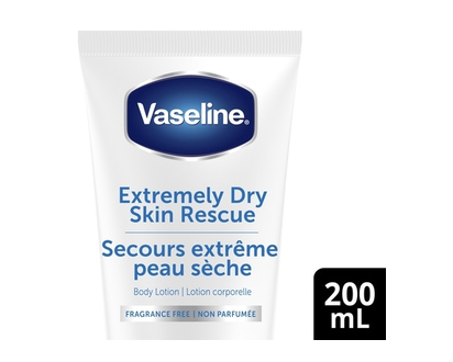 Vaseline Clinical Care™ Body Lotion healing moisturizing cream Extremely Dry Skin Rescue with moisturizing glycerin for 100% improvement of skin moist