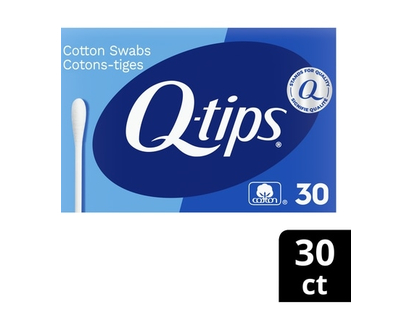 Q-tips Cotton Swabs 30 ct - 30 EA
