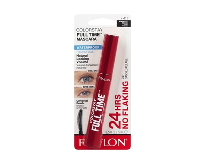 Revlon Colorstay Full Time Mascara Waterproof 411 Blackest Black - 1.0 EA