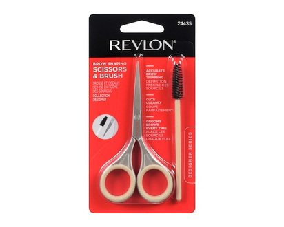 Revlon Designer Series Brow Shaping Scissors & Brush - 1.0 EA