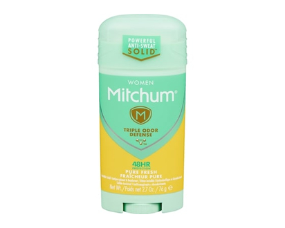 Mitchum Women Advanced Control Antiperspirant & Deodorant Invisible Solid Pure Fresh - 76 G