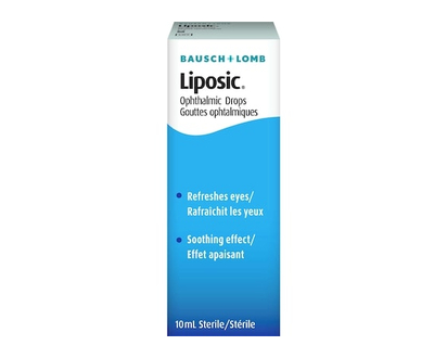 Bausch+Lomb Liposic Ophthalmic Drops - 10.0 ML
